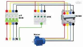 3 Phase SPD Connection Diagram surge protection device connection surge protection device