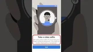 Record a Video of Yourself FB ✅ Upload Verification Selfie Facebook Selfie Verification  