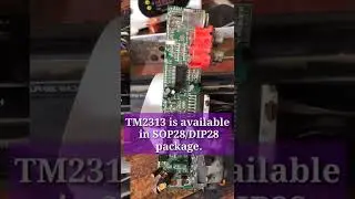 TM2313 digital control audio processing chip in a nutshell | ic | electronics | #shorts