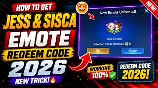 NEW Jess & Sisca Emote Redeem Code 2026 🔥 100% Working! | MLBB | Moba5v5 |