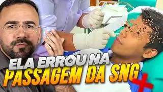 ERRO NA PASSAGEM DA SONDA NASOGÁSTRICA (cuidado⚠️)