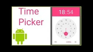 Selector Hora (TimePicker)