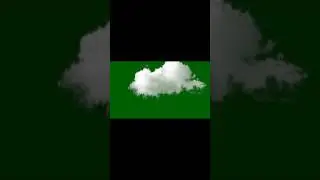 Green screen moving cloud