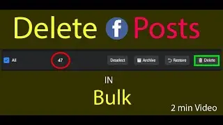 How to Delete Facebook Post in bulk Step by Step Guide 2023