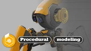create high quality meshes with procedural modeling in blender