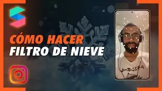Snow effect in SPARK AR STUDIO | Particle system | TUTORIAL