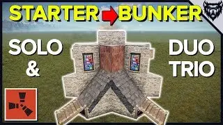 RUST - Starter to Main - Rust Bunker Base Design (2019)