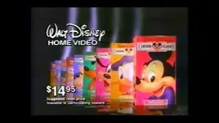 Disney Cartoon Classics VHS (1987) TV Commercial
