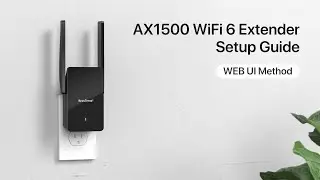 BrosTrend AX1500 WiFi 6 Extender Setup Guide, WEB UI Method