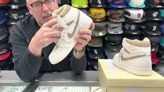 Nike Air Jordan Retro 1 Hi OG Sail Crafted - Vibrations Of Naija- 2023 at Street Gear, Hempstead NY