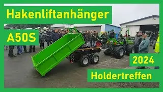 Holdertreffen 2024 Schameder | A50S mit Hakenliftanhänger | Eigenbau in Perfektion