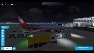Cabin Crew Simulator Roblox | Rossiya | Robloxia— Tokyo (с пересадкой в Дубае) | Boeing 737-800
