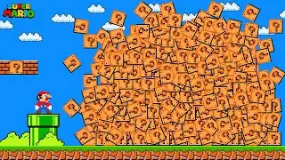Super Mario Bros. but there are Too Many Question Blocks