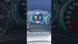 Oil Life Reset #chevrolet #chevy #chevysuburban #shorts #automobile #short #shortvideo #mechanic