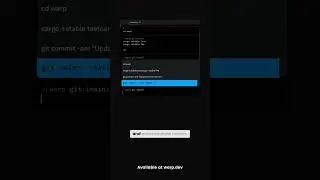 Linux terminal from future: Warp Terminal