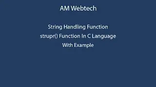strupr in c | strupr function in c language | how to use strupr() function in c | strupr() LEC #53
