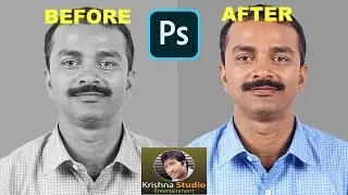 How To Change Black And White Photo into Colour in Photoshop