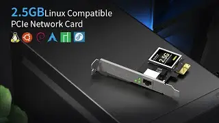 Introducing BrosTrend Linux Compatible 2.5GB PCIe Network Card, Ultimate Speeds for Linux Devices