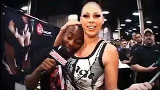 Gianna Michaels Pushes Reporter Manny Norte into Her Boobs