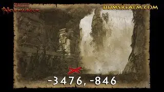 Neverwinter - TOA - Lost City of Omu Treasure Map Location - Camp Waterfall