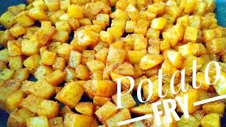 Potato Fry Recipe | Simple Potato Fry | Easy Potato Recipes | Simple yet tasty potato fry recipe