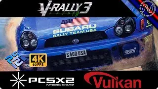V-Rally 3 | PCSX2 1.7 | Vulkan Settings | 4K 60FPS