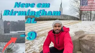 Neve em Birmingham - Alabama