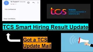 #54 Tcs smart hiring results update || Result announced soon