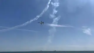 USAF Thunderbirds Sneak Pass 2023 Jones Beach Airshow