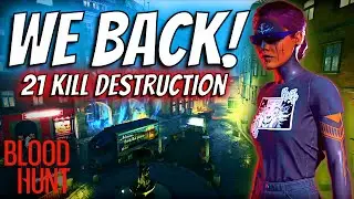 RUSTY *21 KILL OBLITERATION* Bloodhunt PS5 Gameplay! Vampire the Masquerade Blood Hunt Battle Royale