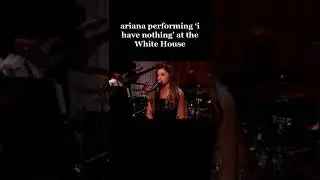 Ariana Grande Performing In The White House tiktok youraridream