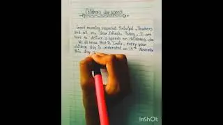 Best speech on children's Day in English #children'sday easy speech #14 th November children's Day