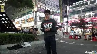 버스킹 관객난입 SAY YES를 부른다고?! 실화냐? 락커인가?!(김명기 SAY YES)