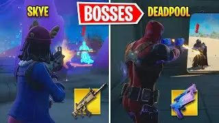 I Eliminated ALL Bosses As DIFFERENT Bosses In Fortnite