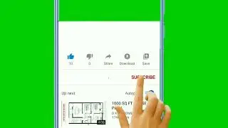 Subscribe button green screen mobile Template non copyright | green screen subscribe button