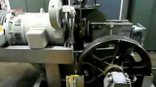 Schindler W57 lift elevator aufzug machine motor room