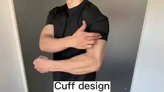 Essential T-shirt for fitness—details display