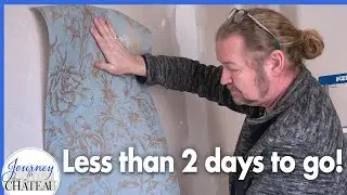 Paper, Paint, Restoration, Decoration, and Less Than 2 Days to Go!