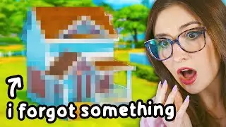 i tried building a house in 15 MINUTES in sims 4