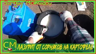Лазурит от сорняков на картофеле. 🥔 (Перезалив) Lazurit from weeds on potatoes.