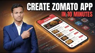 How to Build a Zomato App in 10 Minutes | Food Delivery App Development