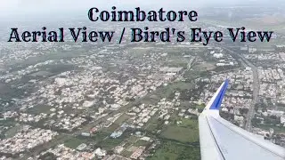 Indigo flight takeoff from Coimbatore airport