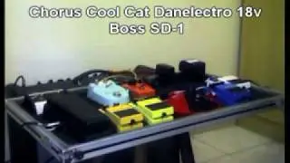Test PedalBoard - Boss, Dunlop, MXR, Danelectro