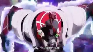 Giorno beating up Diavolo but he L O U D