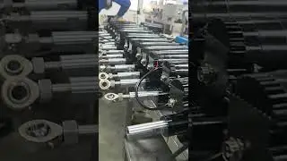 Rotontek electro hydraulic actuator real shots in the production workshop