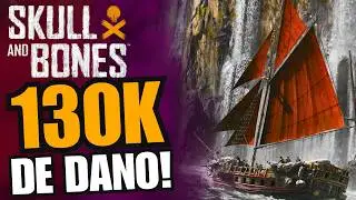 PADEWAKANG NOVA BUILD OP | Dano MASSIVO Nas estruturas e Barcos inimigos - SKULL AND BONES
