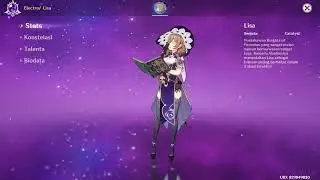 Genshin Impact - Lisa ( Original Skin ) Idle Animation