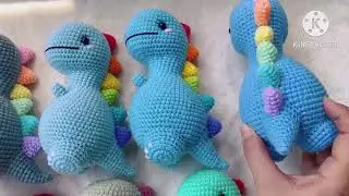 Dinosaur Size L #crochet #amigurumi #crochetdoll #handmade #dinosour #dinosaurlover  @lovelydiy