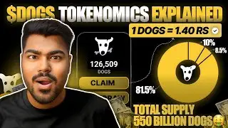 DOGS TOKENOMICS EXPLAIN 550B TOTAL SUPPLY | DOGS TOKEN PRICE PREDICTION AFTER LISTING | DOGS AIRDROP