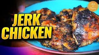 Authentic Jamaican JERK CHICKEN Recipe | Smoky & Flavorful Chicken Dinner Made Easy